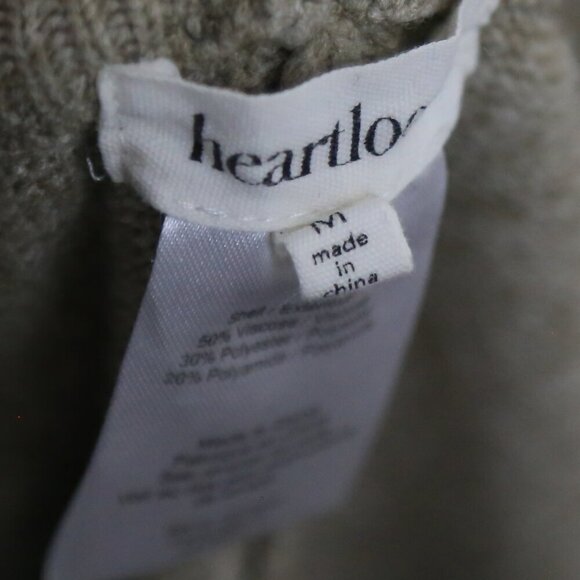 Heartloom Wide Leg Knit Pants High Rise Lounge Wear Stretch Jogger Size Medium - Picture 5 of 7